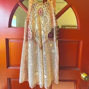Crochet Free People dress, size S/P